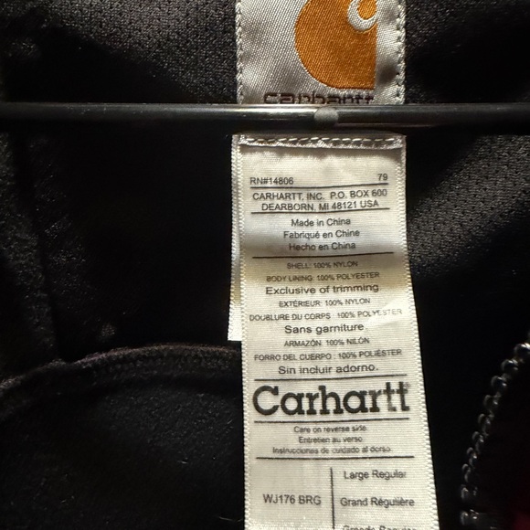 Carhartt Women's Deep Red Utility Jacket - Picture 5 of 5
